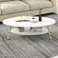 Salontafel met twee niveaus, kleur grijs en wit