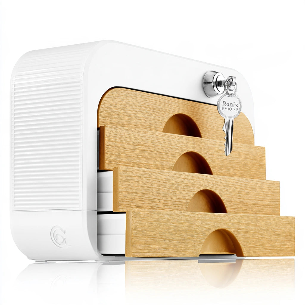 Bureau van hout, kleur wit