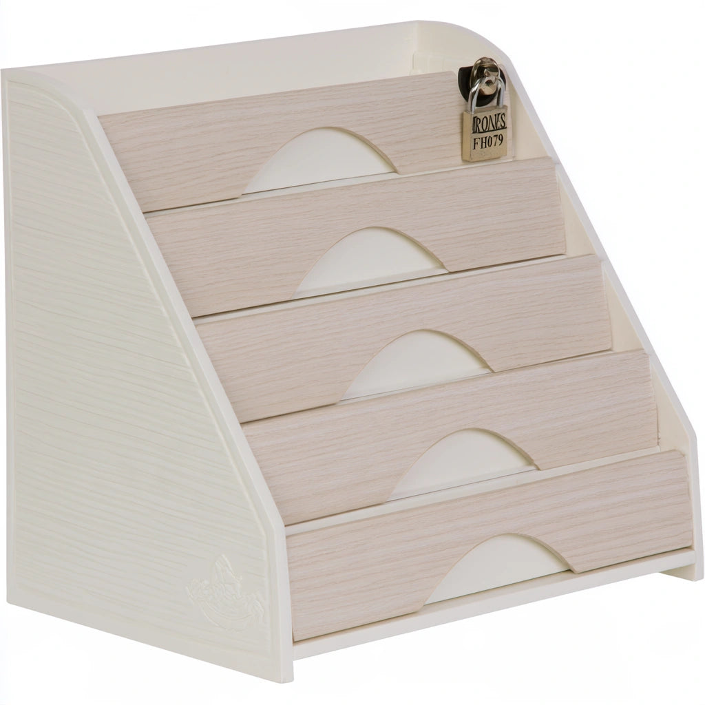 Bureau van hout, kleur wit