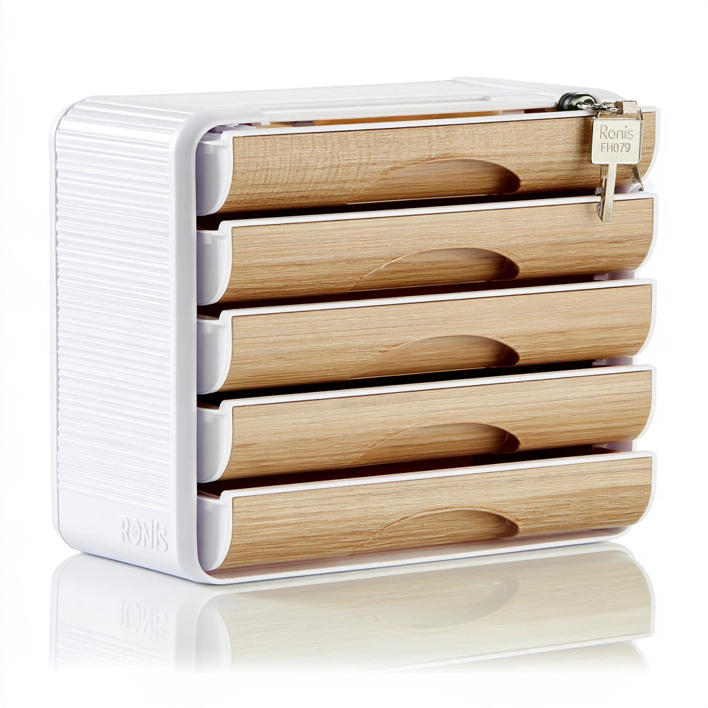 Bureau van hout, kleur wit