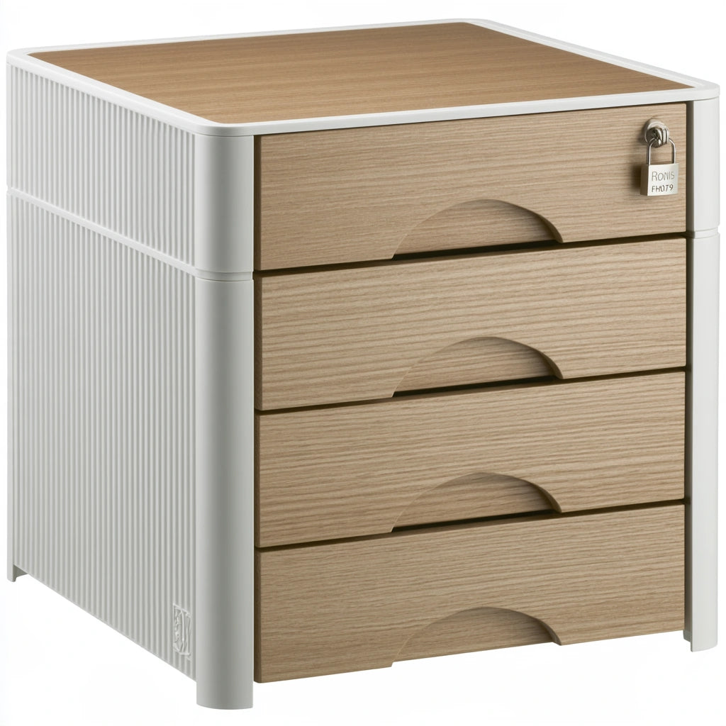 Bureau van hout, kleur wit
