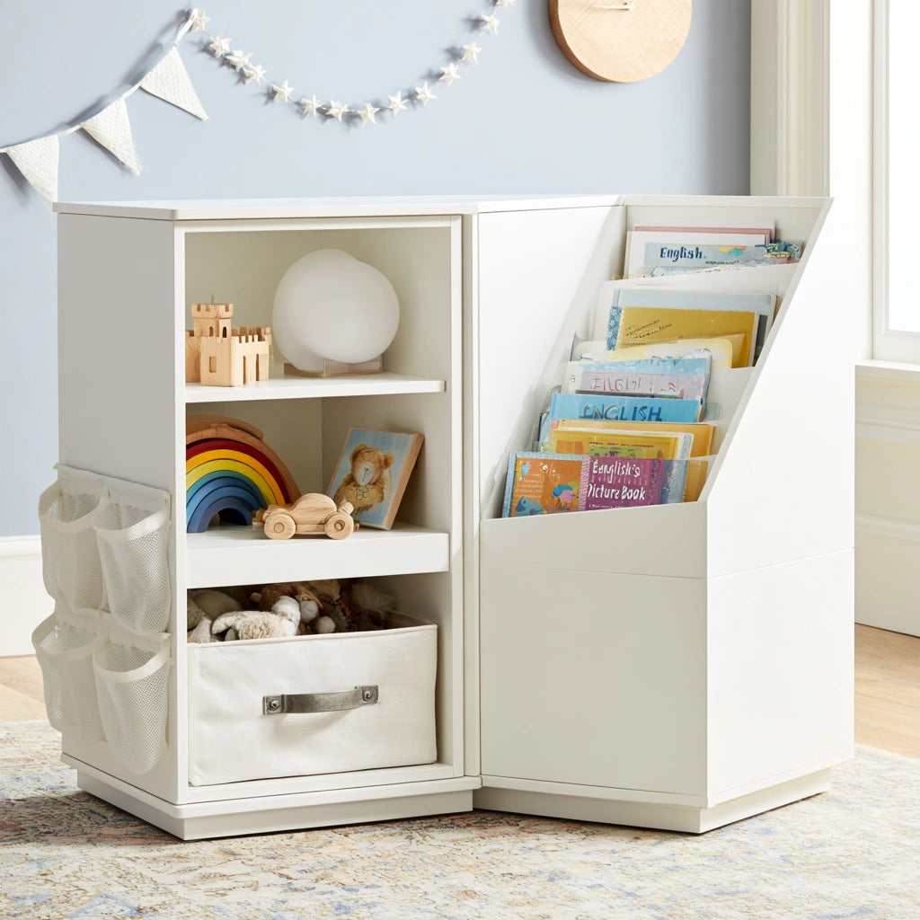 Boekenkast, kleur wit